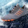 Sapatos de água dos homens das mulheres de secagem rápida esportes tênis de praia upstream antiderrapante surf aqua sapatos unisex sapatos de água respirável ao ar livre sapato de vadear 230922