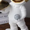 Decorative Objects Figurines NORTHEUINS Resin Creative Astronaut Porch Key Storage Living Room Desktop Tray Office Interior Decoration Object Items 230923