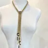 Mode nytt brev hänge halsband 18k guld smycken 2023 designer gåvor charm halsband kärlek choker klassiska design smycken cyg2392216-3