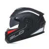 Cascos de ciclismo Flip Up Dual Lens Casco de motocicleta Moto Modular Motocross Moto Crash Cara completa Unisex Accesorio de conducción de invierno DOT 230923