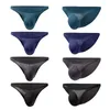 Sous-vêtements pour hommes G-string taille basse couleur unie sous-vêtements string t-back lingerie fine maille respirante slips mode