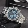 Relojes de pulsera para hombres 2023 Nuevos relojes AP para hombre Reloj de cuarzo con esfera completa Reloj cronógrafo de marca de lujo de alta calidad Reloj con cronógrafo Banda para hombre Moda A0