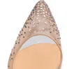 Kryształy netto wskazane palce butów paryżowe luksusowe projektanci na wysokim obcasie czerwono-czerwono-bottomów 8 cm 10 cm 12 cm buty ślubne buty ślubne