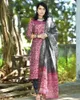 Roupas étnicas Totalmente Costuradas Salwar Kameez Dupatta Impresso Trabalho Mulheres Desgaste de Casamento Kurti Pant