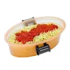 Other Kitchen Tools Microwave Oven Pasta Box Spaghetti EcoFriendly Bowl Boat Food Container PP Strainer Noodle 230922