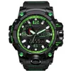 New Mens Military Sports Watches Analog Digital Led Watch Shock Resistant Wristwatches Men Electronic Silicone Watch Gift Box Mo2214