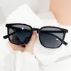 Sonnenbrille 2023 Trend Großer Rahmen Anti-Blaulicht-Quadrat Frauen Männer UV400-Schutz Flache Linse Optische Brillen Computerbrille