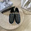 Designer Small Leather Shoes Triangle Women High Quality Leather Flat Shoes Business Formal Overall Casual Social Designer Slippers Casual Shoes Loafers