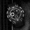 Digitala armbandsur Sports vattentät Smael Watch S Shock Montre Mens Military Watches Top Brand 1317 Men Watches Digital LED333F