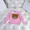 Maglione con stampa Doll Bear per bambini Multi colore opzionale Pullover lavorato a maglia per ragazzo ragazza Taglia 90-150 CM girocollo bambino Top in maglia Sep20