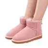 2023 Women Winter Ultra Mini Boot Designer Australian Platform Boots for Men Real Leather Warm Ankle Fur Booties Luxurious Shoe EU44 Women's Snow Boots AAAA777X