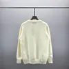 Nouveau Cardigan Tricoté Pull Minimaliste Broderie Lettre Style Académie Luxe Élégant Col En V Col Haut Pull Homme/Femme c00p11