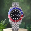 Pepsi Batgirl Rootbeer Sprite Mens 시계 시계 40mm 자동 2813 Movement Men Movement Watch 스테인레스 스틸 jubilee 팔찌 손목 시계 Montre De Luxe Watch