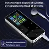 MP3 MP4 Player 2.0-calowy metalowy dotyk MP3 MP4 Muzyka Bluetooth 5.0 Obsługuje kartę z budzikiem FM E-Book E-Book Wbudowany głośnik 230922