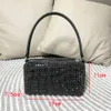 Kvällspåsar Handtagare Rhinestones Evening Bag Silver Crystal Bling Top Handle Påsar för kvinnors plånböcker och handväskor Luxur Designer Kvinnväska 230923