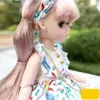 Bonecas 30cm bjd boneca lolita vestido 15 articulações móveis bonecas com terno escolar compõem diy bjd boneca presentes para menina animal brinquedo bjd 230922