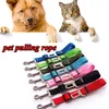 Dog Carrier Adjustable Pet Safety Belt Clip Car Seat Cat Harness With Lead Leash Travel Belts Products Accessories