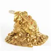 Decorative Objects Figurines Yes Lucky Feng Shui Brass Three Legged Frog Toad Blessing Attracting Wealth Money Metal Statue Figurin Ot7Ud