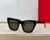 Sunglasses Cat Eye 214 KATE Black Grey Lens Women Designer Sunglasses Shades UV400 Eyewear Unisex with Box