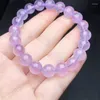 Link Armbanden Natuurlijke Lavendel Amethist Armband Reiki Edelsteen Mode-sieraden Fengshui Vrouwen Genezing Geluk Energie Geschenk 1pcs 10MM