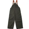 Men's Pants Mens Jumpsuit Cargo Vintage Overalls Casual Daily Wear Streetwear Fashion Male Suspender Long Solid Color Trousers