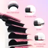 False Eyelashes Colored Lash Extensions CD Curl Easy Fan Volume Lashes Ombre Pink Green Blue Purple Lashes 814mm Mixed Eyelash Extension 230922