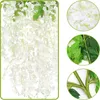 Noel Süslemeleri 12 PCS Uzunluk 110cm Yapay Tofu Puding Tavan Çiçekleri Düğün Süslemeleri Simüle Wisteria Koridor Dekorasyonu 230923