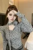 Women's Sweaters French Sweet Age-reducing Knitted Short Slim Pullover Top Women 2023 Autumn Winter Style Simple Versatile Small Inner