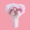 Dekoratif çiçek turta çelenk karanfil hediyesi annenin çiçek buket gül sabunu korunmuş gün evi Mezarlık için yapay