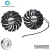 Ventole di raffreddamento 2PCS PLD10010B12HH DC12V 0.40A 4PIN PER MSI GTX1080Ti 1080 1070 1060 RX470 480 570 580GAMING Ventole di raffreddamento della scheda grafica PLD10010S 230923