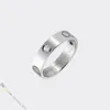 Designer Ring Jewelry Designer For Women Love Ring 3 Diamants Titanium Steel Anneaux Gold-plaqués Never FaDing non allergique Ring193J