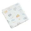 Blankets Cartoon Print Baby Swaddles Wrap Breathable Cotton Blanket Infant Sleeping Bag Comfortable Bedding Crib Accessories