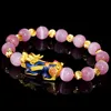 Bracelet de perles naturelles opale pierre pour hommes femmes 10mm Pixiu Feng Shui richesse bonne chance Bijoux goutte perlée Strands255I