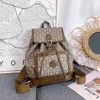 10A Wysokiej jakości luksusowe projektanci torba plecak moda damska crossbody na płótnie z nadrukiem torebka torebki na ramię torebki klasyczne torebki plecakowe torebki