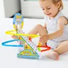 ElectricRC Animals Funny Baby Toys Electric Duck Track Slide Ducks Climb Stairs Toy Flashing Lights Music Roller er For Kids Boys Girls 230922