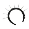 Bandane Punk Spike Fascia per capelli in metallo Moda Donna Abbigliamento Barocco Decorativo Accessorio per costume Cosplay Chic Miss Halloween