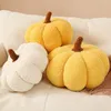 Plush Pillows Cushions 20cm Kawaii Nordic Halloween Pumpkin Plush Toy Plushie Soft Plant Stuffed Doll Holidays Props Decorative Throw Pillow for Kids 230922