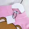 Maglione con stampa Doll Bear per bambini Multi colore opzionale Pullover lavorato a maglia per ragazzo ragazza Taglia 90-150 CM girocollo bambino Top in maglia Sep20