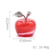 30MM Apple Statue Healing Crystal Home Decoration Gemstone Natural Stone Carved Figurine Room Ornament Christmas Gift Wholesale