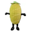 Halloween amarelo milho mascote trajes simulação de alta qualidade tema dos desenhos animados personagem carnaval unisex adultos outfit festa de natal terno terno