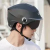 Cycling Helmets V Electric Scooter Helmet Summer Chopper Motorcycle Safety Waterfall Soman Urban Articles Woman Men Moto Equipment 230923