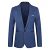 Men's Suits Slim Fit Korean Fashion Blazers Formal Business Cotton England Suit Coat