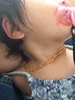 Chokers Yoowei Wholesale Natural Baltic Amber Necklace for Baby Adult 100% Real Irregular Baroque Amber Original Amber Baby Chip Jewelry 230923