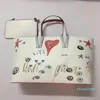 Mulher saco de moda totes bolsa composta feminina couro genuíno senhoras bolsa sacos tamanho grande 2pic conjunto luxurys carteiras f56346273g