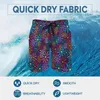 Herenshorts Ditsy Floral Board Zomerbloemenprint Hawaii Beach Korte broek Sport Fitness Sneldrogend Aangepaste zwembroek