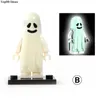 Objets décoratifs Figurines 1 PC Horreur Halloween Série Blocs de Construction Lumineux Souriant Pleurer Fantôme Modèle Figurines Petites Briques Jouets pour Enfants 230923