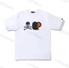 23SS Erkek T Shirt Üstleri T-Shirts Sportif Kadın Tees Trends Tasarımcı Pamuk Kısa Kollu Luxurys Köpekbalıkları Tshirts Giyim Sokak Şortları Kollar Giysileri