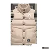 Gilets pour hommes London Trapstar Jacket Style Real Feather Down Winter Fashion Vest Bodywarmer Advanced Tissu imperméable Drop Livraison Appa Dhdmk