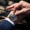 Mens Watches Guanqin En İyi Marka Kronograf Işık Saat Lüks Erkekler İş Yaratıcı Örgü Strap Kuvars Kuvars Gözetleme Relogio Masculino2018