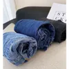 Jeans pojkar jeans vår baby all-match utländsk stil långa byxor barns avslappnade byxor trend p6308 230923